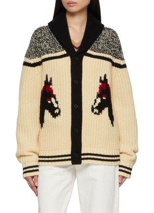 Main View - Click To Enlarge - GUEST IN RESIDENCE - Rodeo Wool Cashmere Knit Cardigan