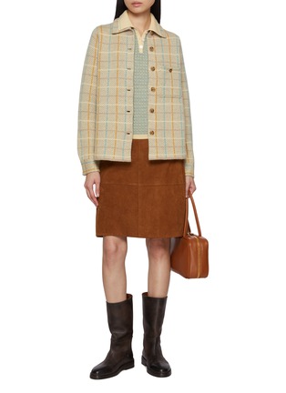 Figure View - Click To Enlarge - GUEST IN RESIDENCE - Dylan Plaid Cashmere Shirt