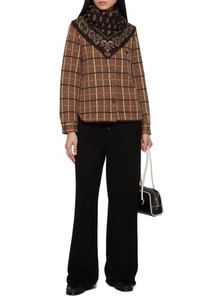 Figure View - Click To Enlarge - GUEST IN RESIDENCE - Dylan Plaid Cashmere Shirt