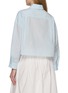 Back View - Click To Enlarge - THE LOOM - Oversized Cropped Cotton Silk Shirt