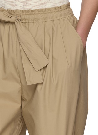  - THE LOOM - Drawstring Waist Wide Leg Cotton Pants