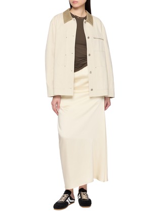 Figure View - Click To Enlarge - THE LOOM - Ruched Maxi Skirt