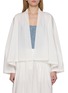 Main View - Click To Enlarge - THE LOOM - Shawl Collar Cotton Open Jacket