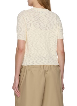 Back View - Click To Enlarge - THE LOOM - Short Sleeve Cardigan