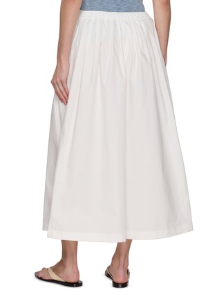Back View - Click To Enlarge - THE LOOM - Wide Leg Culotte Cotton Pants