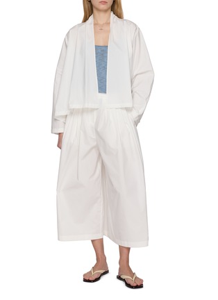 Figure View - Click To Enlarge - THE LOOM - Wide Leg Culotte Cotton Pants