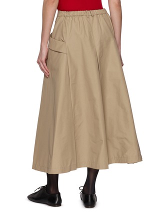 Back View - Click To Enlarge - THE LOOM - Box Pleat Side Pocket Skirt