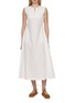 Main View - Click To Enlarge - THE LOOM - V-Neck Side Tie Cotton Maxi Dress