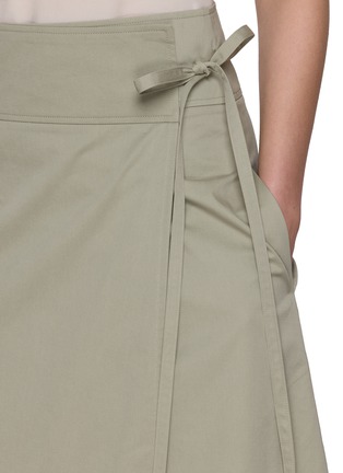  - THE LOOM - Light Wash Denim Wrap Skirt