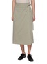 Main View - Click To Enlarge - THE LOOM - Light Wash Denim Wrap Skirt