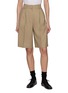 Main View - Click To Enlarge - THE LOOM - High Waist Pleated Front Wool Shorts