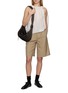 Figure View - Click To Enlarge - THE LOOM - High Waist Pleated Front Wool Shorts