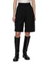 Main View - Click To Enlarge - THE LOOM - High Waist Pleated Front Wool Shorts