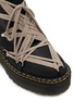 Detail View - Click To Enlarge - RICK OWENS  - x Dr. Martens Megalace Leather Boots