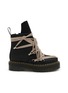 Main View - Click To Enlarge - RICK OWENS  - x Dr. Martens Megalace Leather Boots