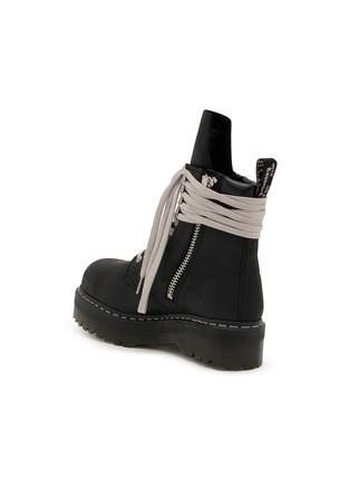  - RICK OWENS  - x Dr. Martens Steel Toe Leather Boots