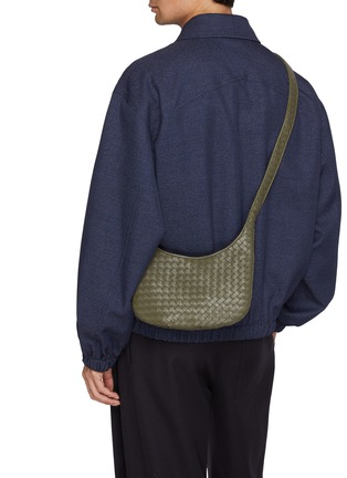 Figure View - Click To Enlarge - BOTTEGA VENETA - Small Veneto Leather Crossbody Bag