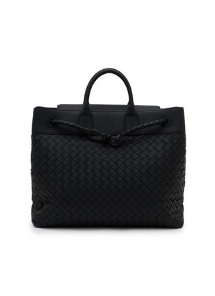 Main View - Click To Enlarge - BOTTEGA VENETA - Medium Andiamo Intrecciato Leather Voyager Bag