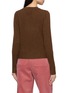 Back View - Click To Enlarge - GUEST IN RESIDENCE - Shrunken Crewneck Cashmere Knit Sweater