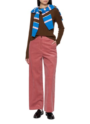 Figure View - Click To Enlarge - GUEST IN RESIDENCE - Shrunken Crewneck Cashmere Knit Sweater