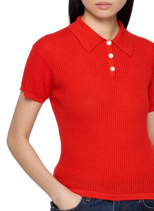  - GUEST IN RESIDENCE - Shrunken Cashmere Knit Polo Shirt