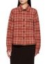 GUEST IN RESIDENCE Dylan Plaid Cashmere Shirt