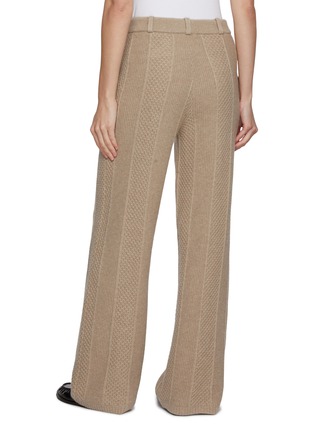 Back View - Click To Enlarge - GUEST IN RESIDENCE - Tailored Cashmere Wool Cable Knit Pants