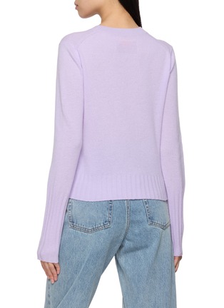Back View - Click To Enlarge - GUEST IN RESIDENCE - Shrunken Crewneck Cashmere Knit Sweater
