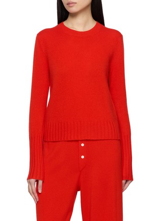 Main View - Click To Enlarge - GUEST IN RESIDENCE - Shrunken Crewneck Cashmere Knit Sweater