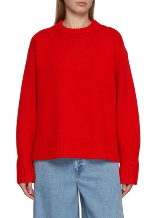 Main View - Click To Enlarge - GUEST IN RESIDENCE - Cozy Crewneck Cashmere Knit Sweater