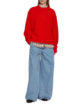 Figure View - Click To Enlarge - GUEST IN RESIDENCE - Cozy Crewneck Cashmere Knit Sweater