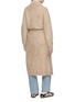 Back View - Click To Enlarge - GUEST IN RESIDENCE - Belted Grizzly Washed Cashmere Coat