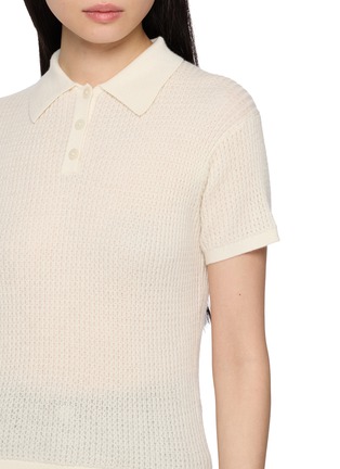  - GUEST IN RESIDENCE - Shrunken Cashmere Knit Polo Shirt