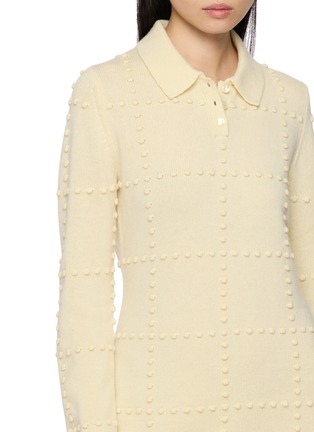  - GUEST IN RESIDENCE - Popcorn Wool Cashmere Polo Mini Dress