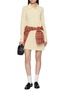 Figure View - Click To Enlarge - GUEST IN RESIDENCE - Popcorn Wool Cashmere Polo Mini Dress