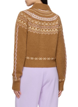 Back View - Click To Enlarge - GUEST IN RESIDENCE - Cloud Chalet Cashmere Wool Blend Knit Cardigan