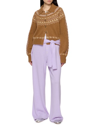 Figure View - Click To Enlarge - GUEST IN RESIDENCE - Cloud Chalet Cashmere Wool Blend Knit Cardigan