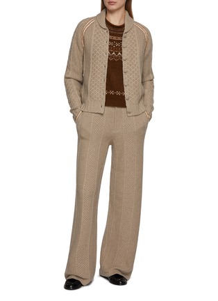 Figure View - Click To Enlarge - GUEST IN RESIDENCE - Cloud Chalet Crewneck Cashmere Wool Blend Knit Sweater