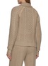 Back View - Click To Enlarge - GUEST IN RESIDENCE - Marlowe Wool Cashmere Cable Knit Cardigan