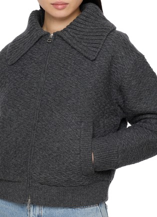  - GUEST IN RESIDENCE - Cross Country Cashmere Wool Knit Bomber Jacket