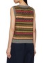 Back View - Click To Enlarge - FAFAMOON - Reversible Fair Isle Knit Vest