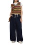 Figure View - Click To Enlarge - FAFAMOON - Reversible Fair Isle Knit Vest
