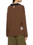 Back View - Click To Enlarge - FAFAMOON - Long Sleeve Ruffle Collar Top