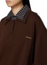  - FAFAMOON - Shirt Layered Two-Piece Hoodie