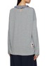 Back View - Click To Enlarge - FAFAMOON - Long Sleeve Chequered Collar Top
