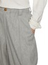  - FAFAMOON - Front Curve Wide Leg Wool Pants