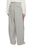 Back View - Click To Enlarge - FAFAMOON - Front Curve Wide Leg Wool Pants