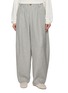 Main View - Click To Enlarge - FAFAMOON - Front Curve Wide Leg Wool Pants