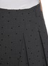  - FAFAMOON - Triangle Contrast Stitch Dotted Pleated Skirt