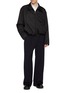 Figure View - Click To Enlarge - PRADA - Triangle Logo Zip Up Shirt Jacket